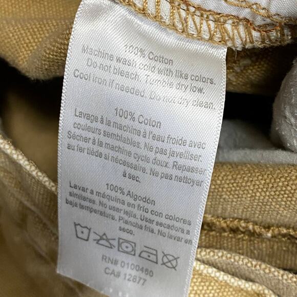 Kavu Tan Khaki Denim 100% Cotton Straight Leg Pants Men's Size 36 - Picture 8 of 9